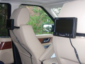 car headrest dvd player in Abu Dhabi by Emirates Sound